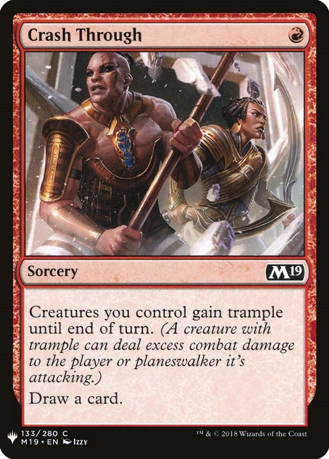 Image for Crash Through (133) (LIST) - Magic: The Gathering