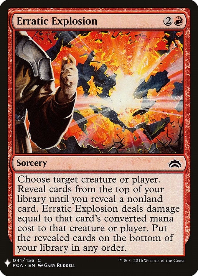 Image for Erratic Explosion (41) (LIST) - Magic: The Gathering