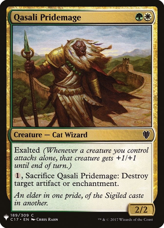 Image for Qasali Pridemage (189) (LIST) - Magic: The Gathering