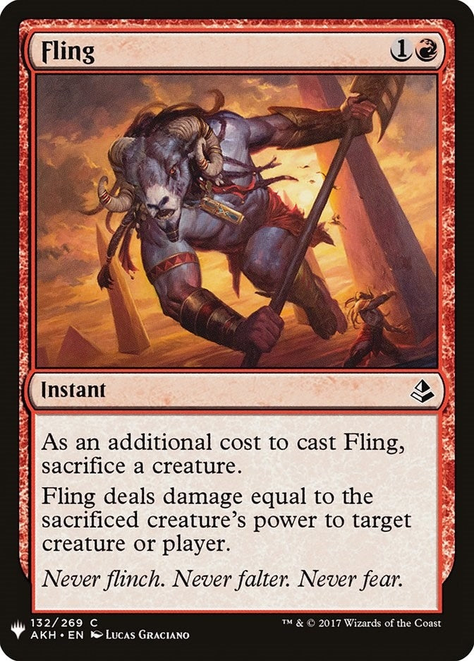 Image for Fling (132) (LIST) - Magic: The Gathering
