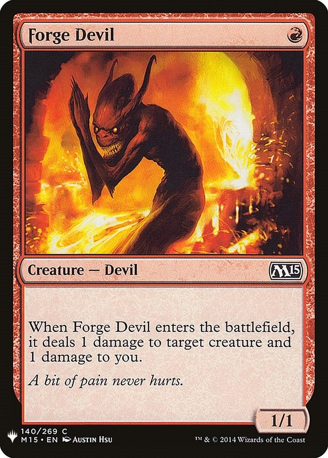 Image for Forge Devil (140) (LIST) - Magic: The Gathering