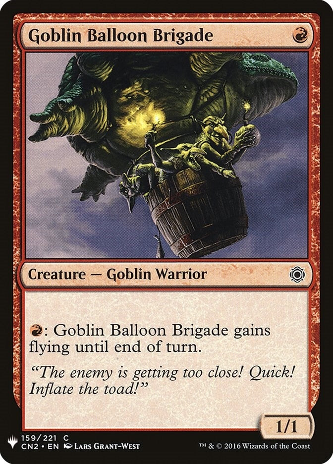 Image for Goblin Balloon Brigade (159) (LIST) - Magic: The Gathering