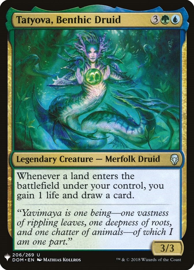 Image for Tatyova, Benthic Druid (206) (LIST) - Magic: The Gathering