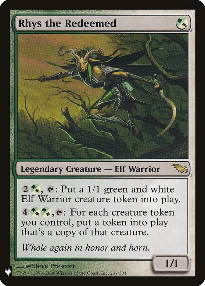 Image for Rhys the Redeemed (SHM) (237) (LIST) - Magic: The Gathering