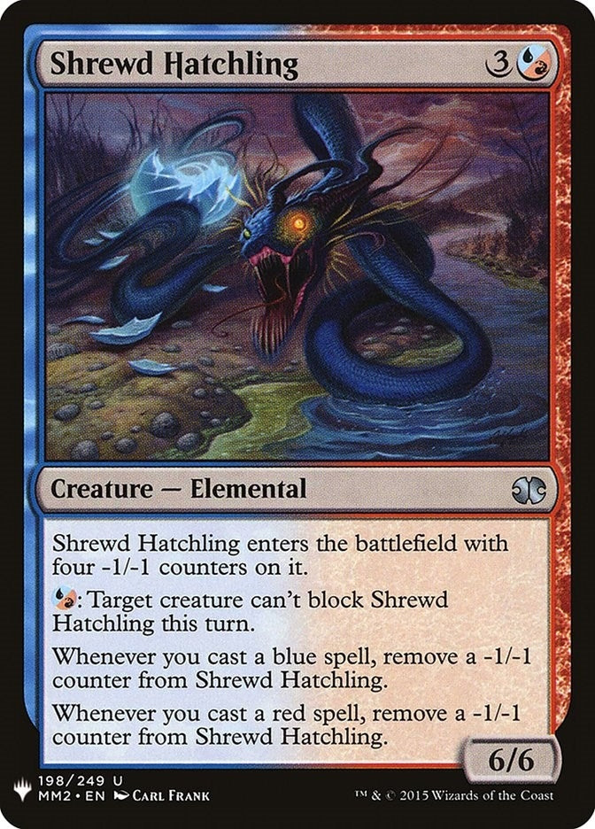 Image for Shrewd Hatchling (198) (LIST) - Magic: The Gathering
