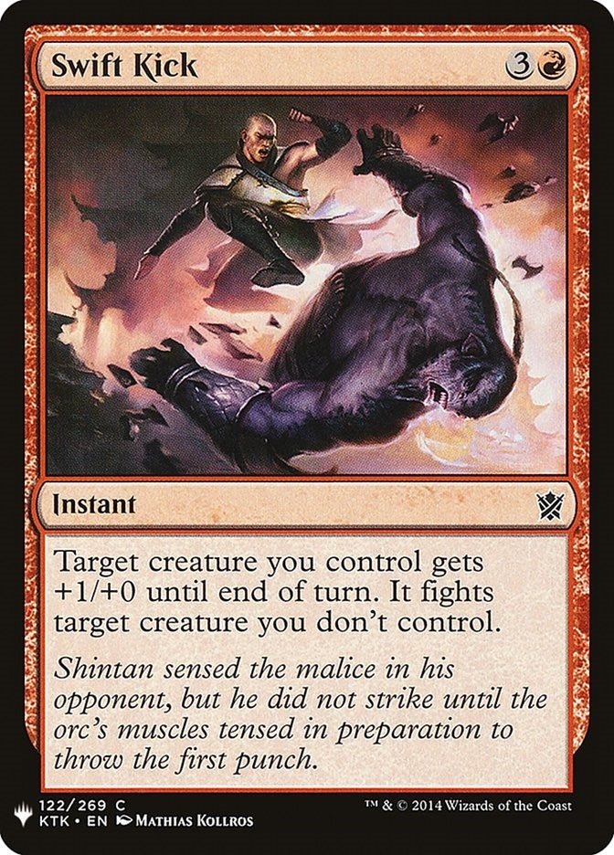 Image for Swift Kick (122) (LIST) - Magic: The Gathering
