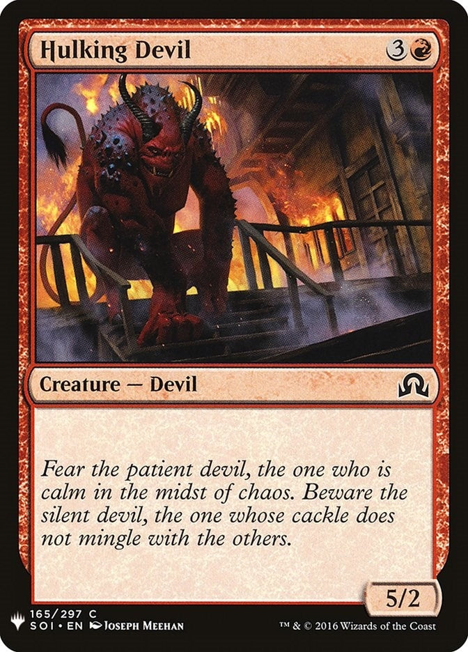 Image for Hulking Devil (165) (LIST) - Magic: The Gathering