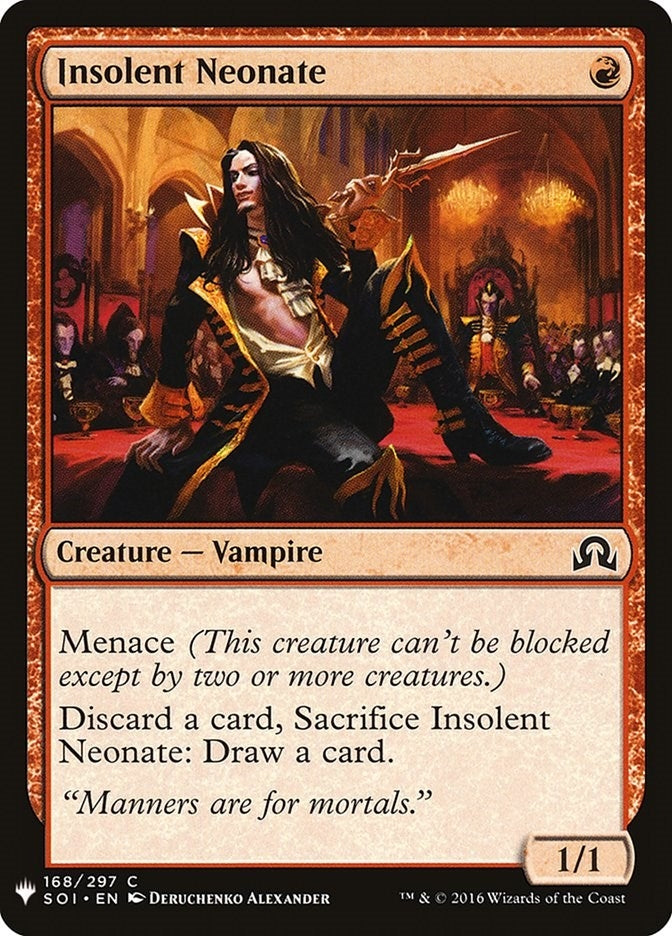 Image for Insolent Neonate (168) (LIST) - Magic: The Gathering
