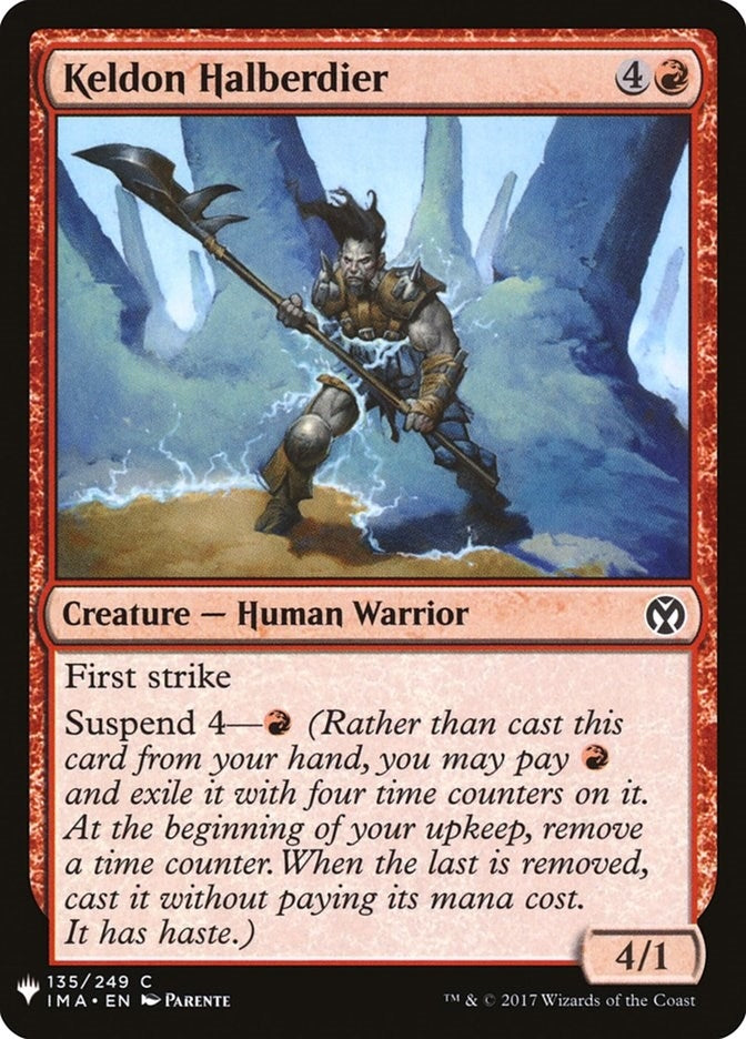 Image for Keldon Halberdier (135) (LIST) - Magic: The Gathering
