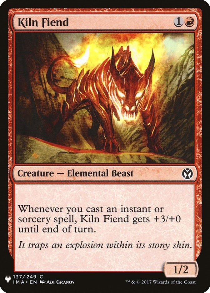 Image for Kiln Fiend (137) (LIST) - Magic: The Gathering