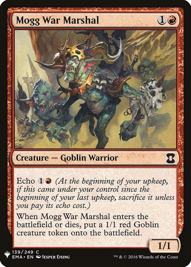 Image for Mogg War Marshal (EMA) (139) (LIST) - Magic: The Gathering