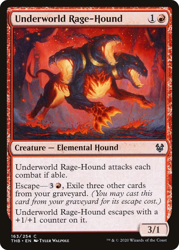 Image for Underworld Rage-Hound (163) (THB) - Magic: The Gathering