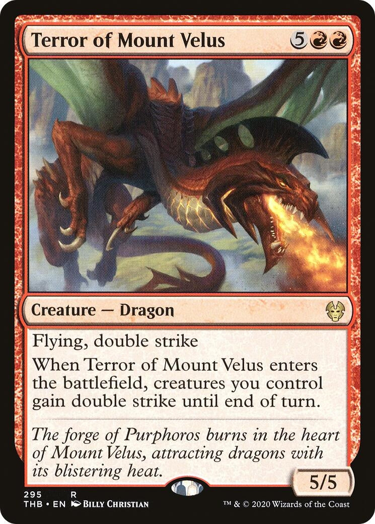 Image for Terror of Mount Velus (295) (THB) - Magic: The Gathering