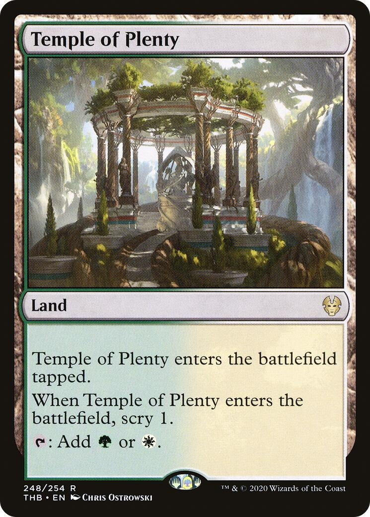 Image for Temple of Plenty (248) (THB) - Magic: The Gathering