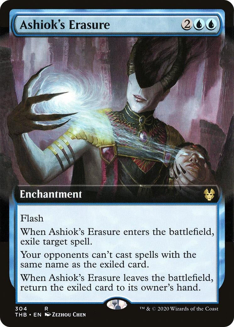 Image for Ashiok's Erasure (Extended Art) (304) (THB) - Magic: The Gathering