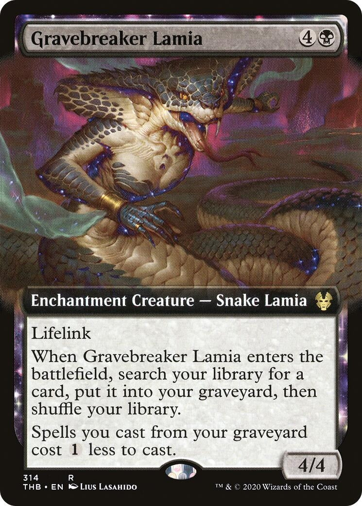 Image for Gravebreaker Lamia (Extended Art) (314) (THB) - Magic: The Gathering
