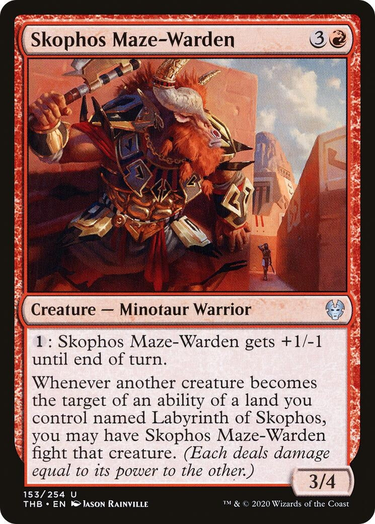 Image for Skophos Maze-Warden (153) (THB) - Magic: The Gathering
