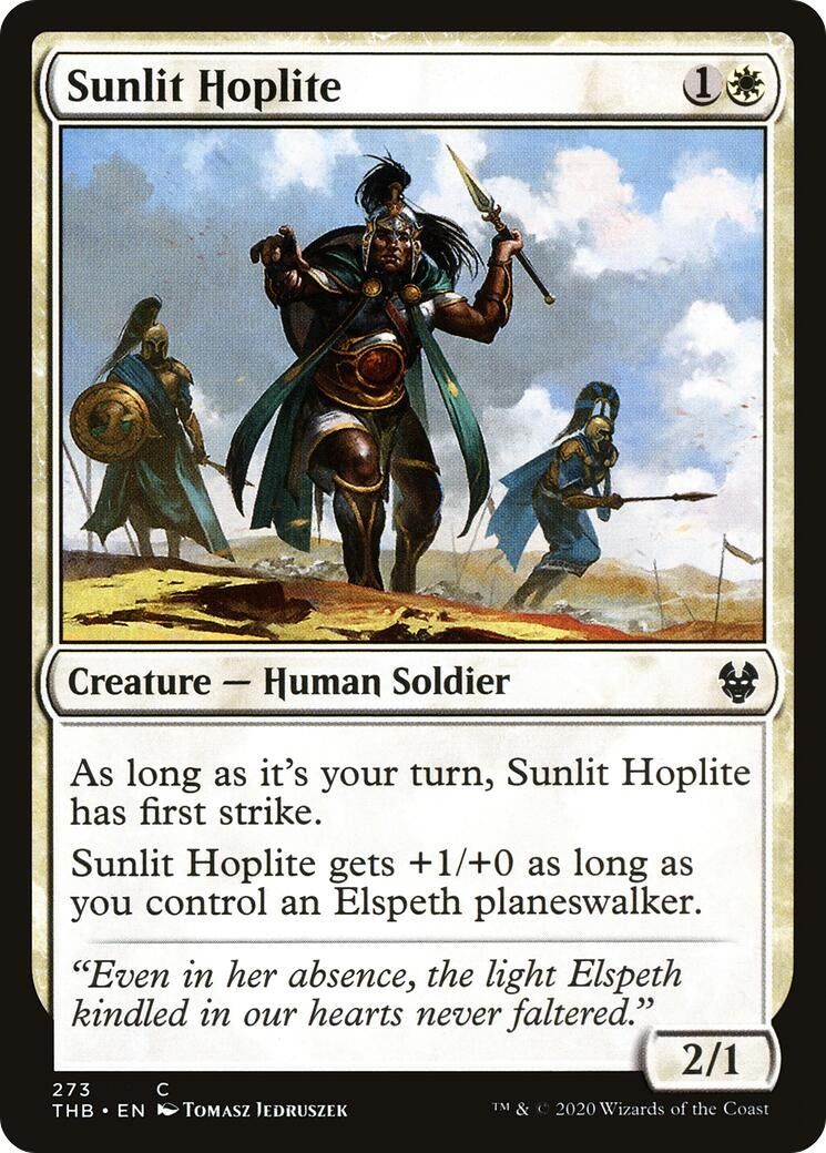 Image for Sunlit Hoplite (273) (THB) - Magic: The Gathering