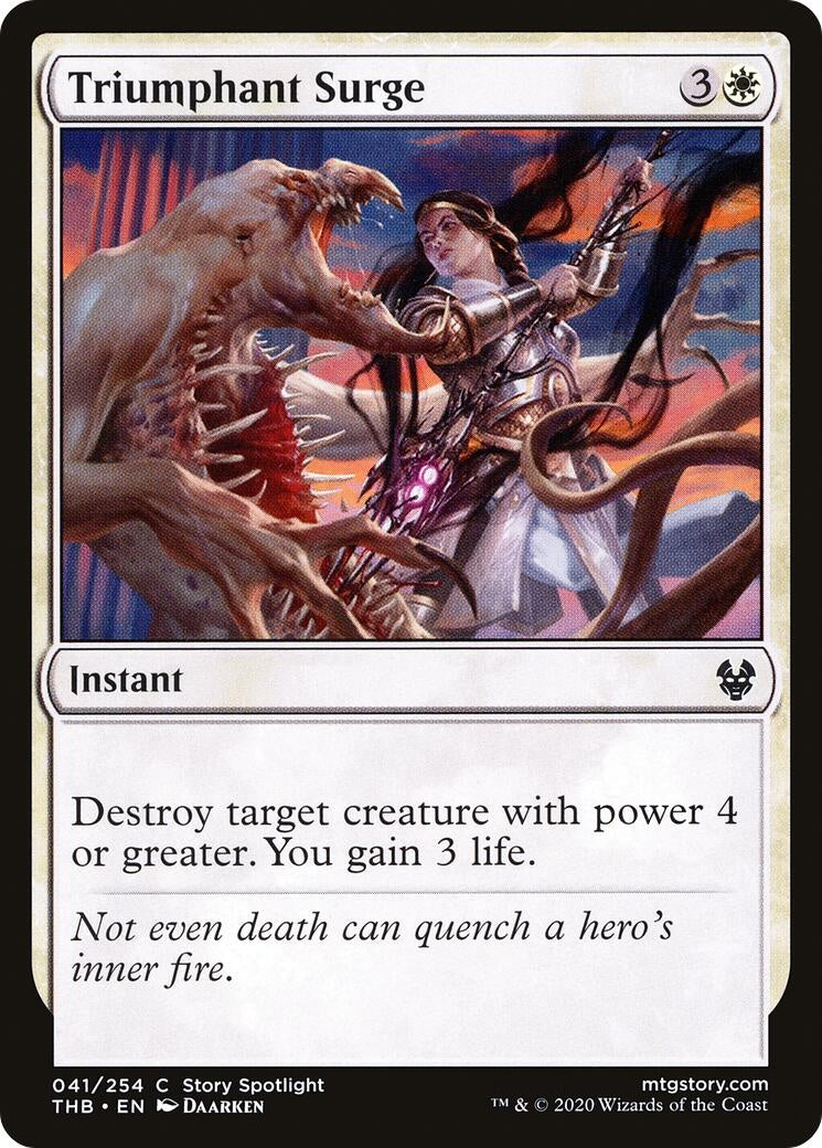 Image for Triumphant Surge (41) (THB) - Magic: The Gathering