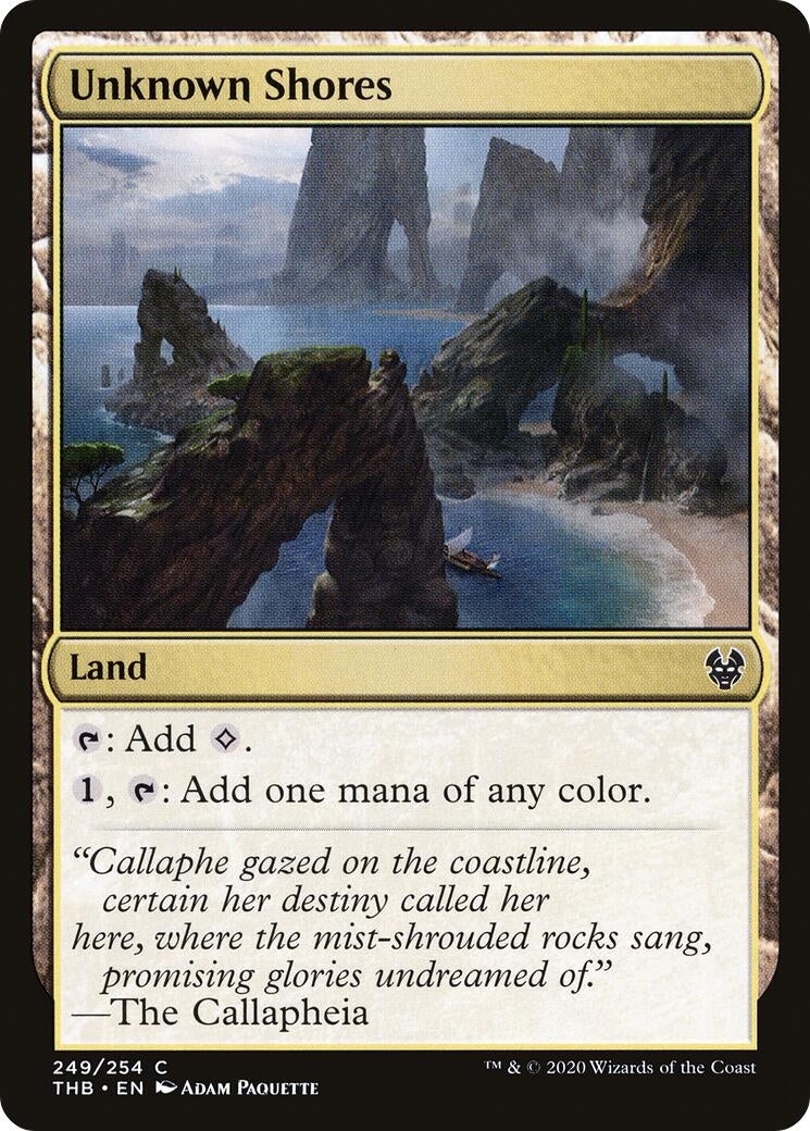 Image for Unknown Shores (249) (THB) - Magic: The Gathering