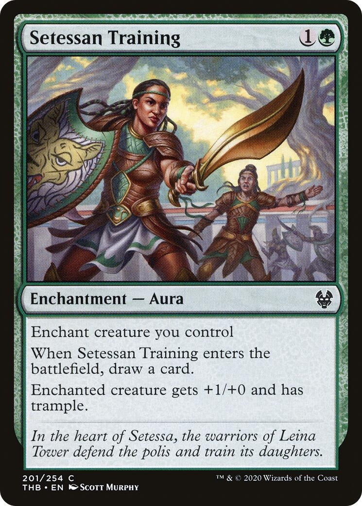 Image for Setessan Training (201) (THB) - Magic: The Gathering