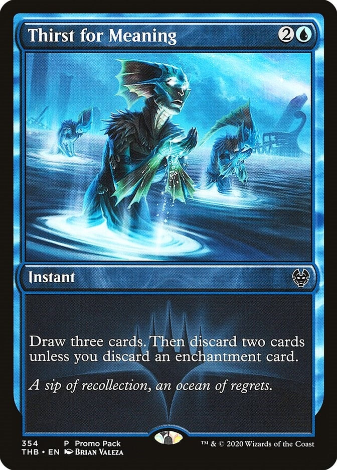 Image for Thirst for Meaning (354) (PPTHB) - Magic: The Gathering