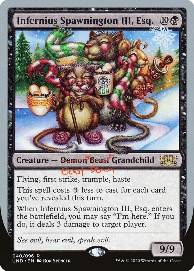 Image for Infernius Spawnington III, Esq. (40) (UND) - Magic: The Gathering