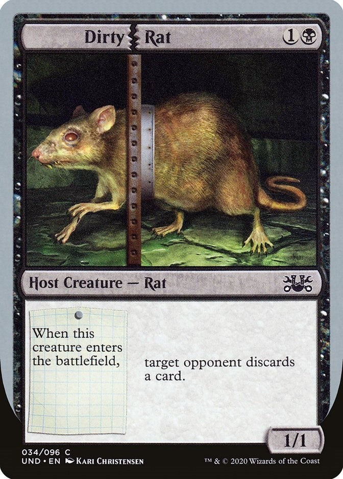 Image for Dirty Rat (34) (UND) - Magic: The Gathering