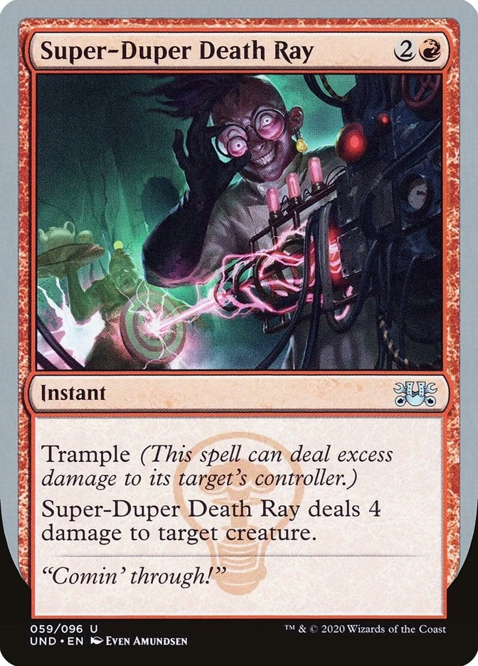 Image for Super-Duper Death Ray (59) (UND) - Magic: The Gathering