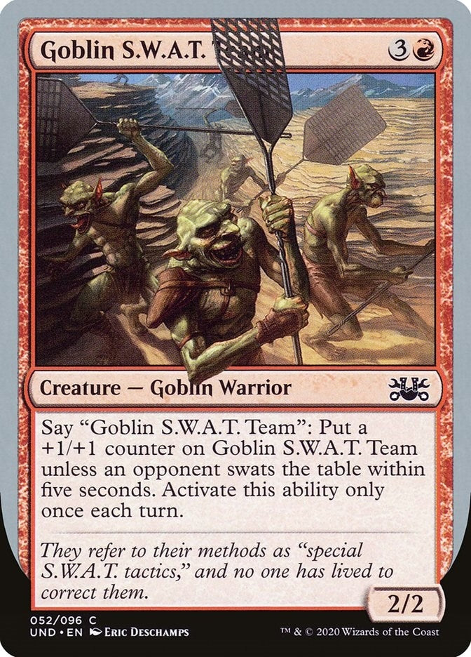 Image for Goblin S.W.A.T. Team (52) (UND) - Magic: The Gathering