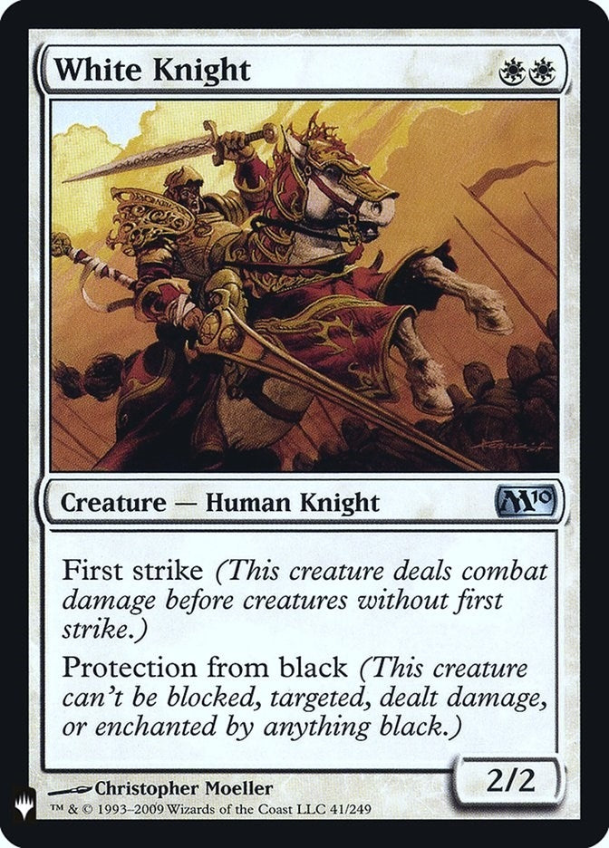 Image for White Knight (41) (LIST) - Magic: The Gathering