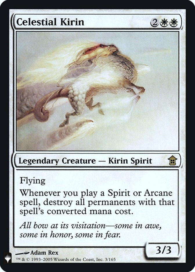 Image for Celestial Kirin (3) (LIST) - Magic: The Gathering