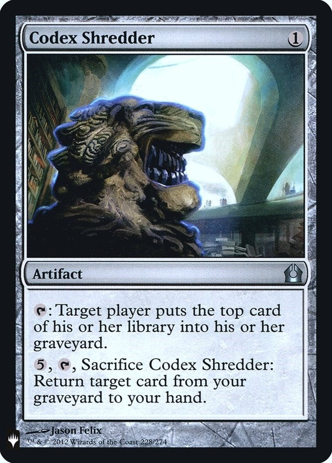 Image for Codex Shredder (228) (LIST) - Magic: The Gathering
