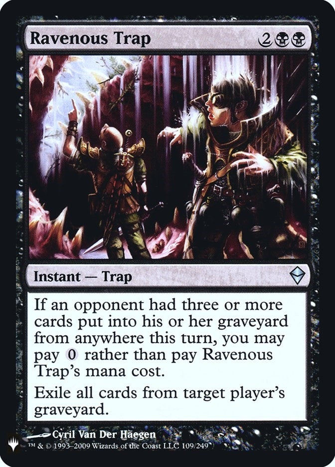 Image for Ravenous Trap (109) (LIST) - Magic: The Gathering