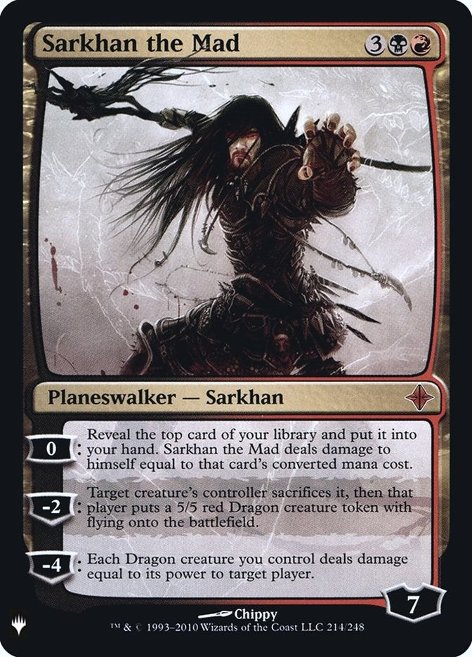 Image for Sarkhan the Mad (214) (LIST) - Magic: The Gathering