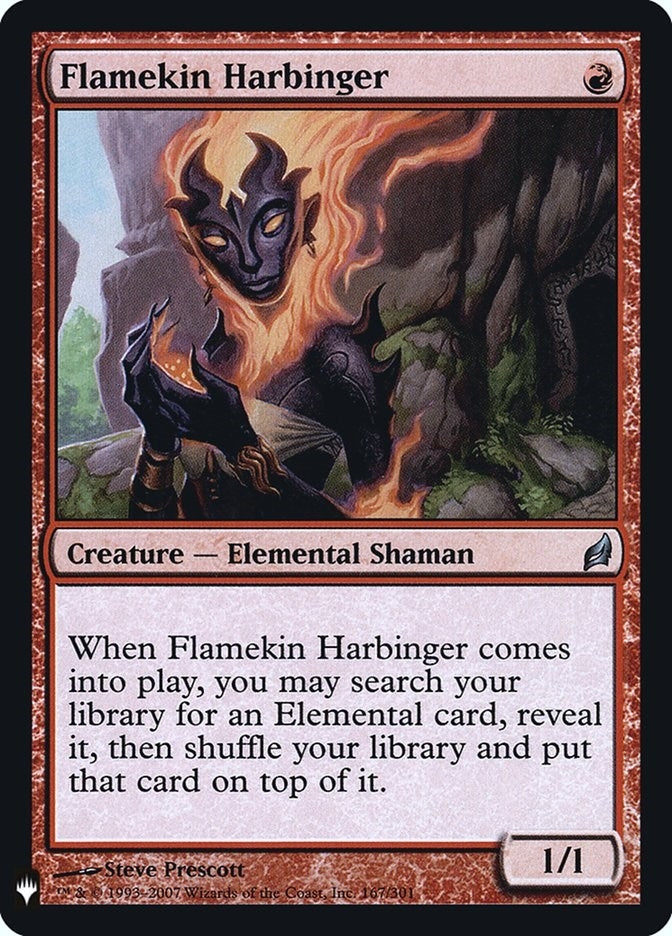 Image for Flamekin Harbinger (167) (LIST) - Magic: The Gathering