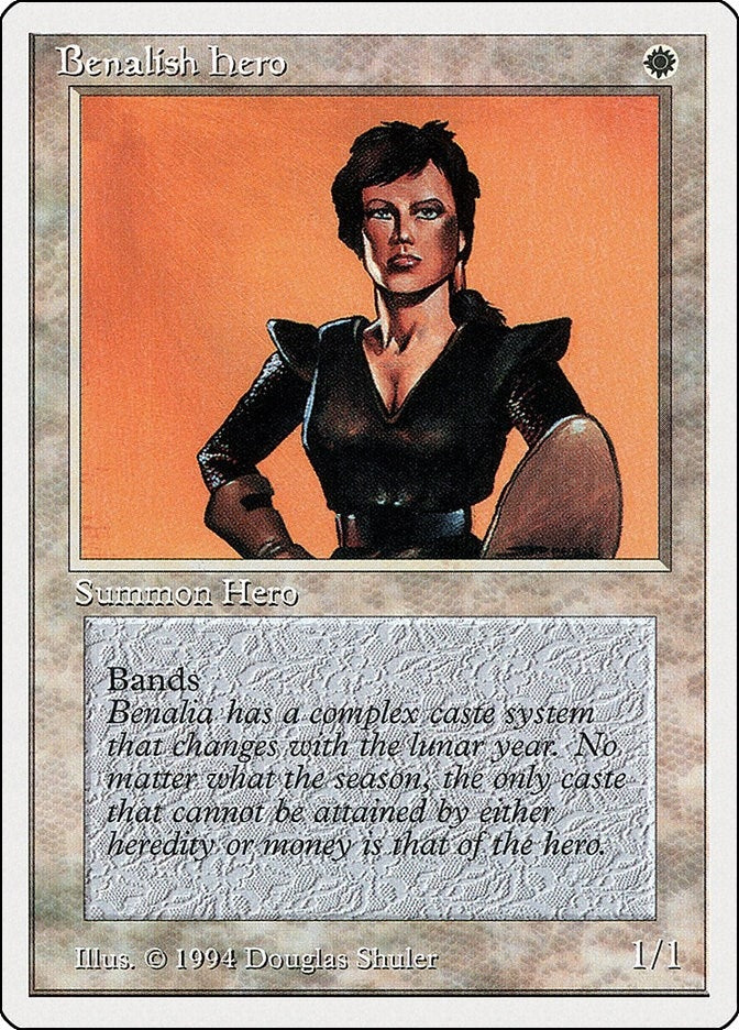 Image for Benalish Hero (4) (SUM) - Magic: The Gathering