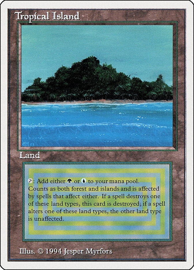Image for Tropical Island (288) (SUM) - Magic: The Gathering