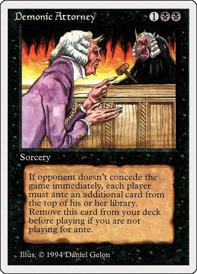 Image for Demonic Attorney (103) (SUM) - Magic: The Gathering