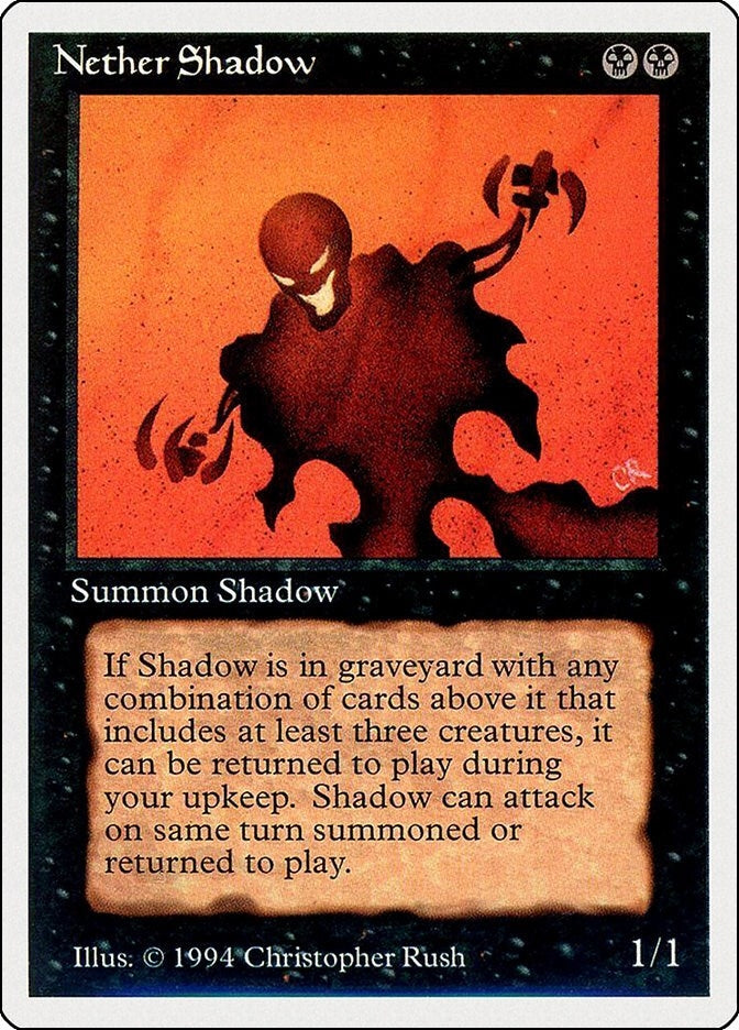 Image for Nether Shadow (118) (SUM) - Magic: The Gathering