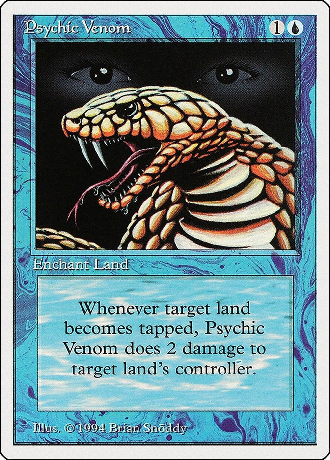 Image for Psychic Venom (76) (SUM) - Magic: The Gathering