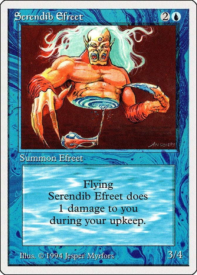 Image for Serendib Efreet (79) (SUM) - Magic: The Gathering