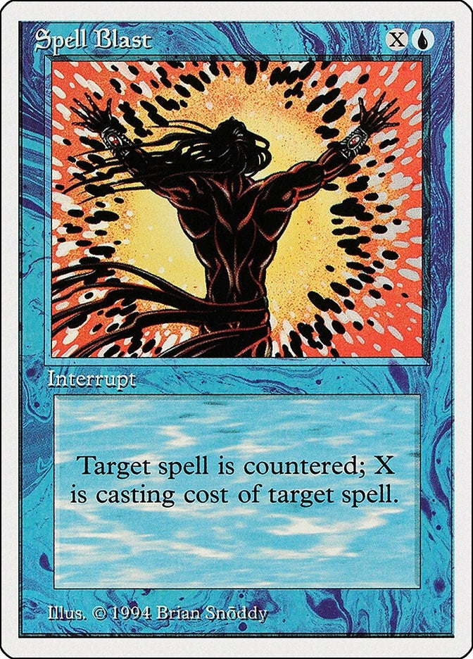 Image for Spell Blast (82) (SUM) - Magic: The Gathering