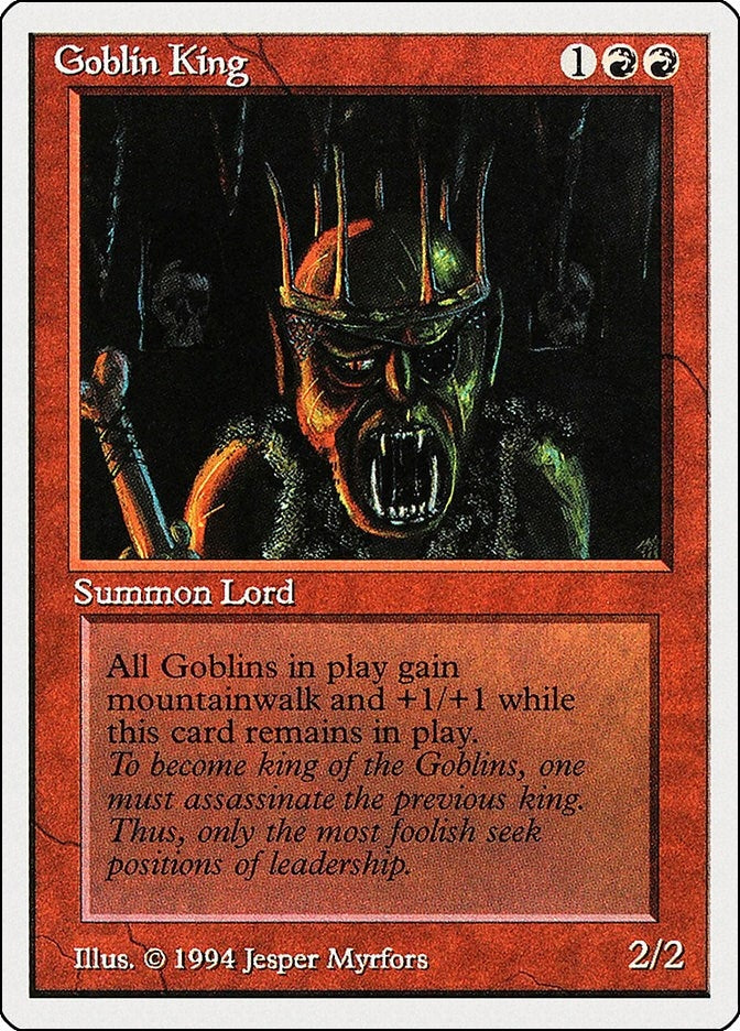 Image for Goblin King (155) (SUM) - Magic: The Gathering