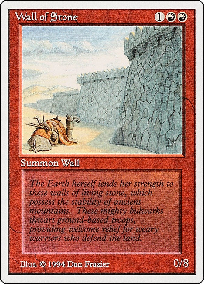 Image for Wall of Stone (184) (SUM) - Magic: The Gathering