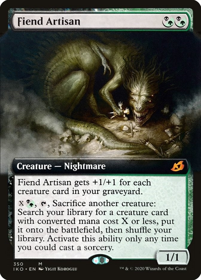 Image for Fiend Artisan (Extended Art) (350) (IKO) - Magic: The Gathering