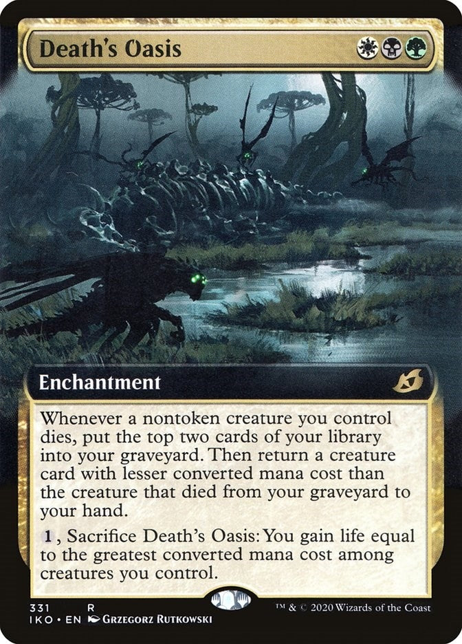 Image for Death's Oasis (Extended Art) (331) (IKO) - Magic: The Gathering