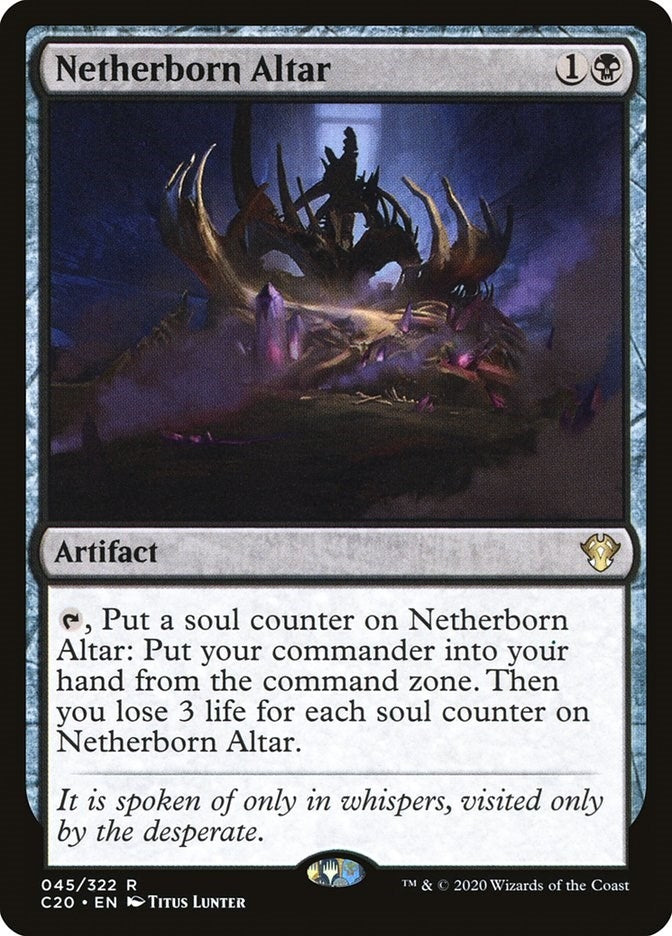 Image for Netherborn Altar (45) (C20) - Magic: The Gathering