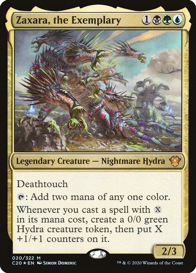 Image for Zaxara, the Exemplary (20) (C20) - Magic: The Gathering