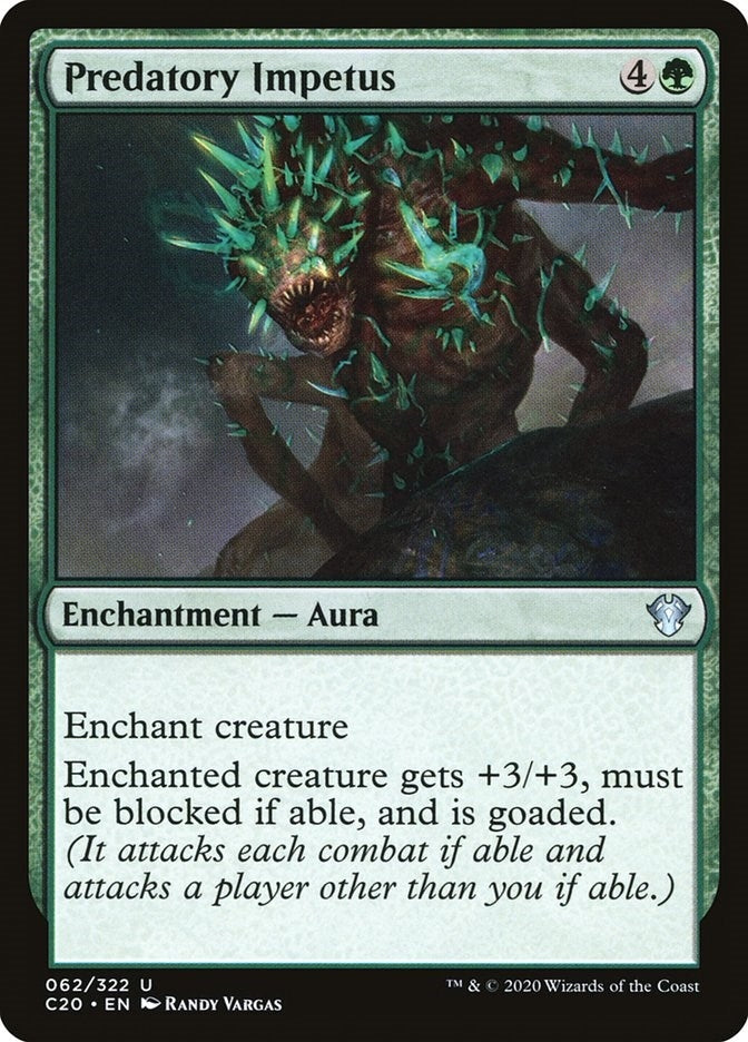 Image for Predatory Impetus (62) (C20) - Magic: The Gathering